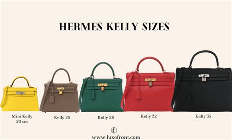 Hermes mini kelly bag size